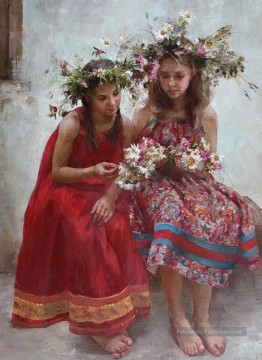 Tadjikistan Art - Jolie petite fille NM Tadjikistan 30 Impressionist
